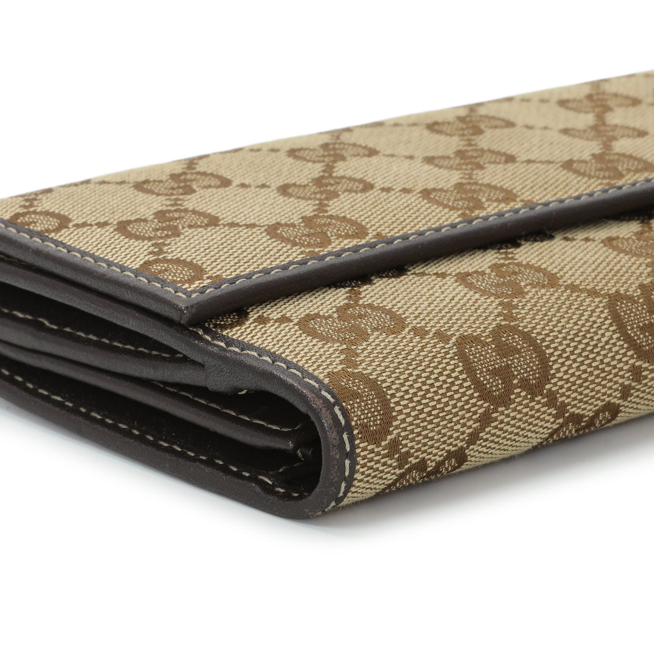 Exclusive Gucci Monogram Lovely Heart Continental Wallet — Top View