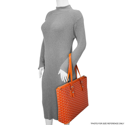 Exclusive Goyard Orange Goyardine Sac Marie Galante GM — Alternate View 13