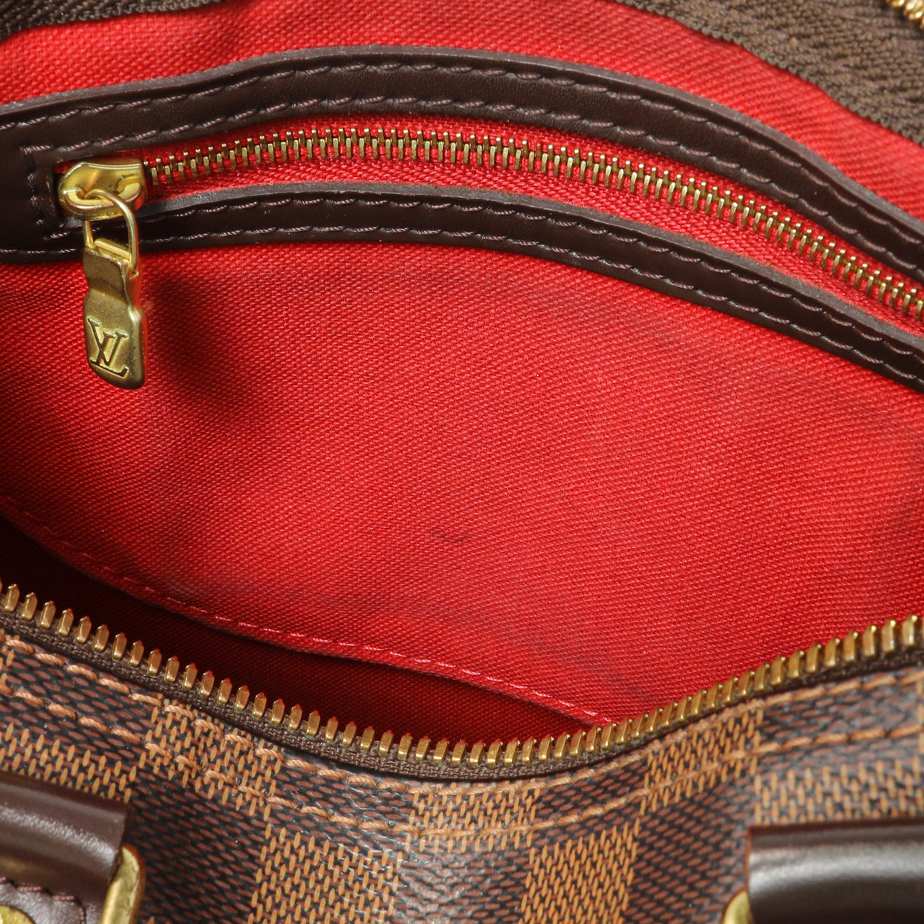 Exclusive Louis Vuitton Damier Ebene Speedy Bandouliere 25 — Alternate View 10