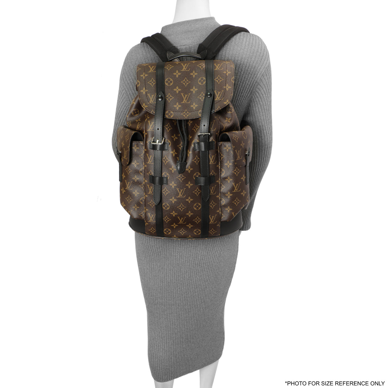 Exclusive Louis Vuitton Monogram Macassar Christopher MM Backpack — Alternate View 7