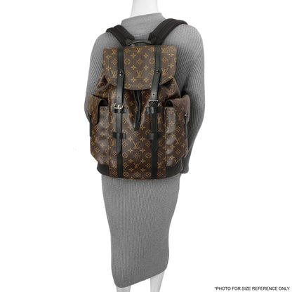 Exclusive Louis Vuitton Monogram Macassar Christopher MM Backpack — Alternate View 7