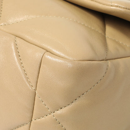 Exclusive Chanel Beige Quilted Lambskin Medium Chanel 19 Flap — Lifestyle View