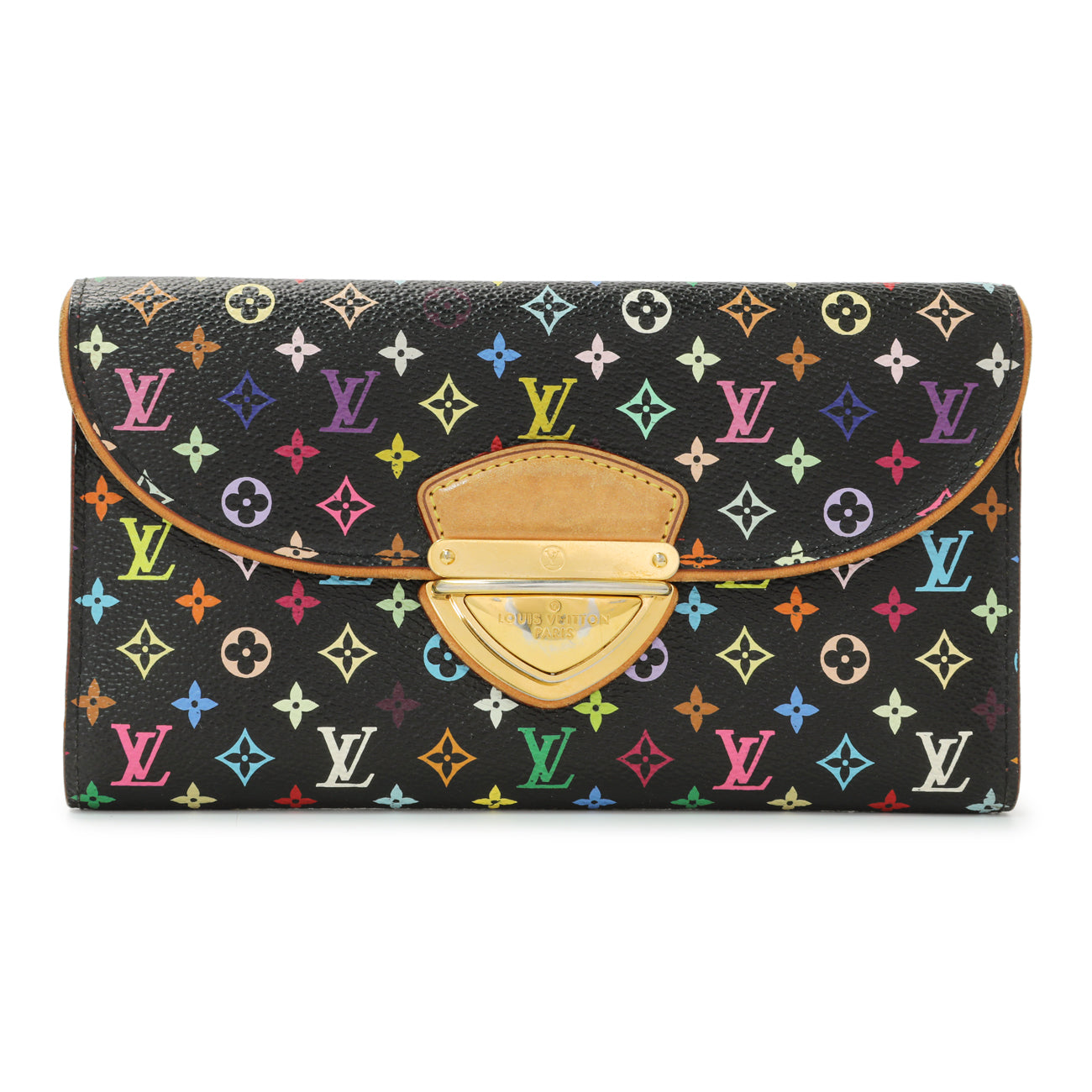 Exclusive Louis Vuitton Multicolor Eugenie Wallet — Front View