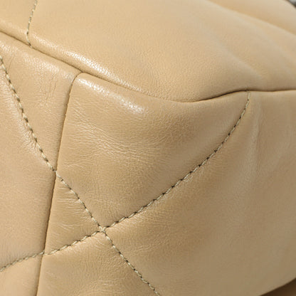 Exclusive Chanel Beige Quilted Lambskin Medium Chanel 19 Flap — Alternate View 8