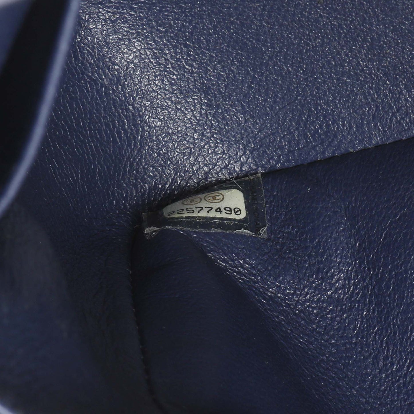 Exclusive Chanel Blue Quilted Lambskin Medium Classic Double Flap — Alternate View 16