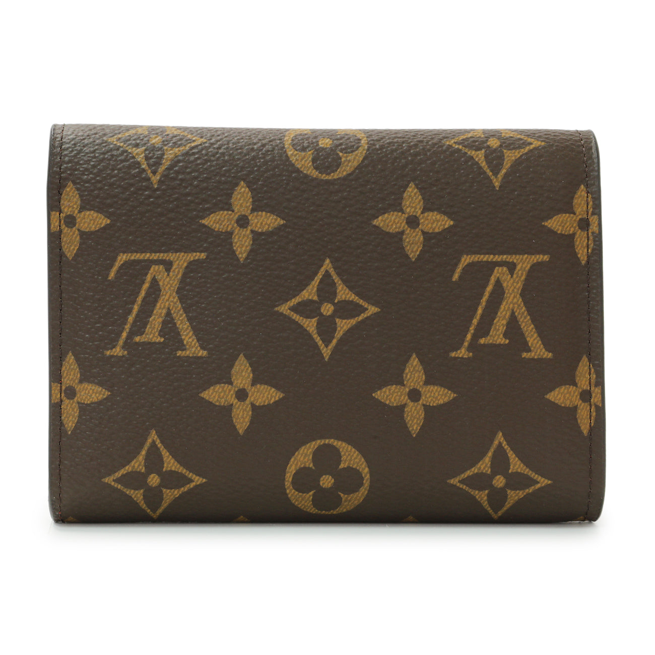 Exclusive Louis Vuitton Monogram Coquelicot Flower Lock Compact Wallet — Side View