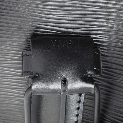 Exclusive Louis Vuitton Black Epi Sac a Dos Drawstring Bag — Alternate View 10