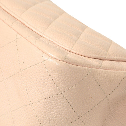Exclusive Chanel Light Pink Quilted Caviar Mini Square Flap — Alternate View 7