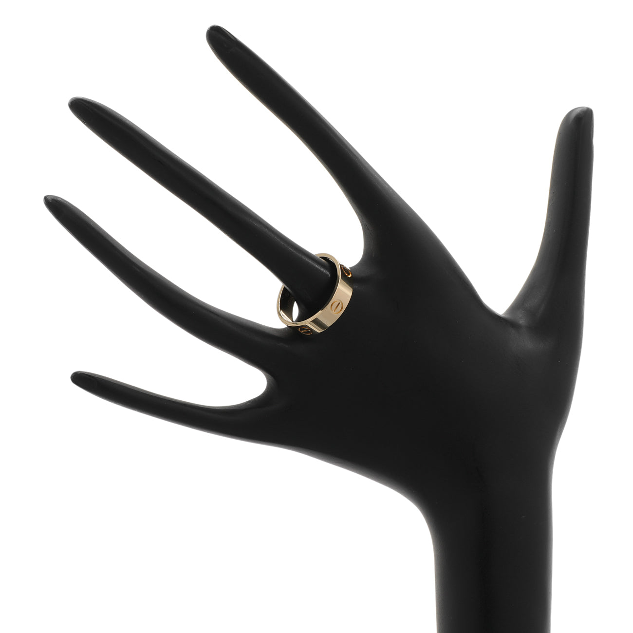 Exclusive Cartier 18K Yellow Gold Classic Love Ring — Back View