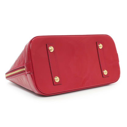 Exclusive Louis Vuitton Pomme D'Amour Vernis Alma PM — Back View