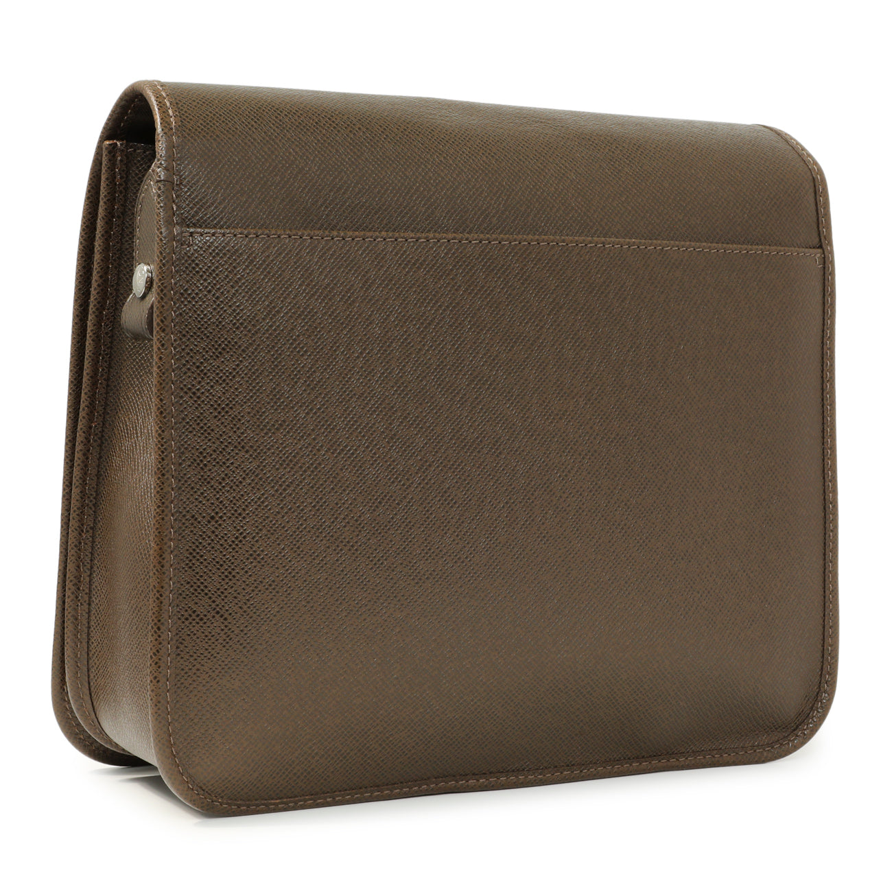 Exclusive Louis Vuitton Brown Taiga Andrei Messenger — Side View