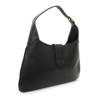 Exclusive Gucci Black Goatskin Medium Aphrodite Shoulder Bag — Side View