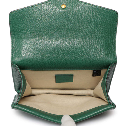 Exclusive Gucci Emerald Calfskin Mini Dionysus Shoulder Bag — Detail View
