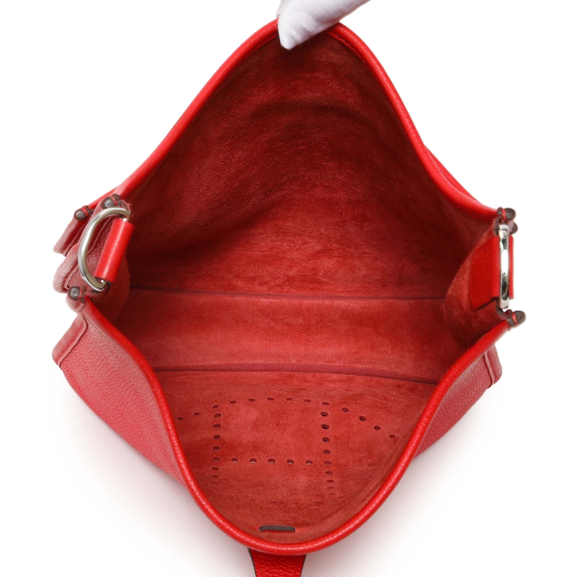Exclusive Hermes Rouge de Coeur Clemence Evelyne III PM — Alternate View 8