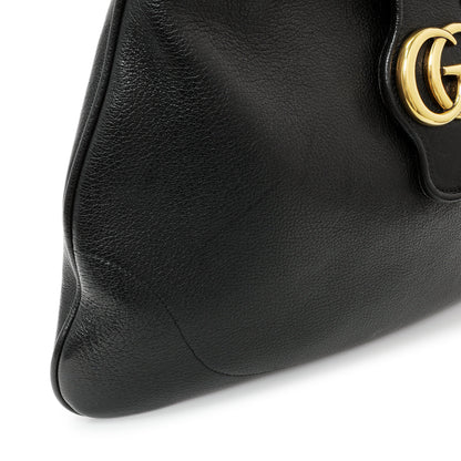 Exclusive Gucci Black Goatskin Medium Aphrodite Shoulder Bag — Alternate View 9
