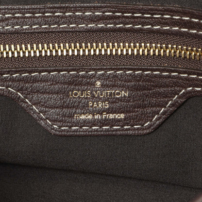 Exclusive Louis Vuitton Ebene Mini Lin Petit Bucket — Top View
