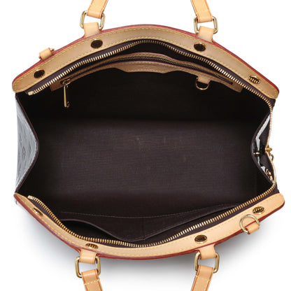 Exclusive Louis Vuitton Amarante Vernis Brea MM — Top View