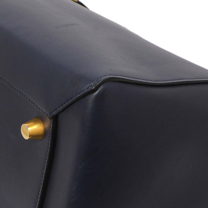 Exclusive Celine Navy Brown Smooth Calfskin Small Belt Bag — Alternate View 7
