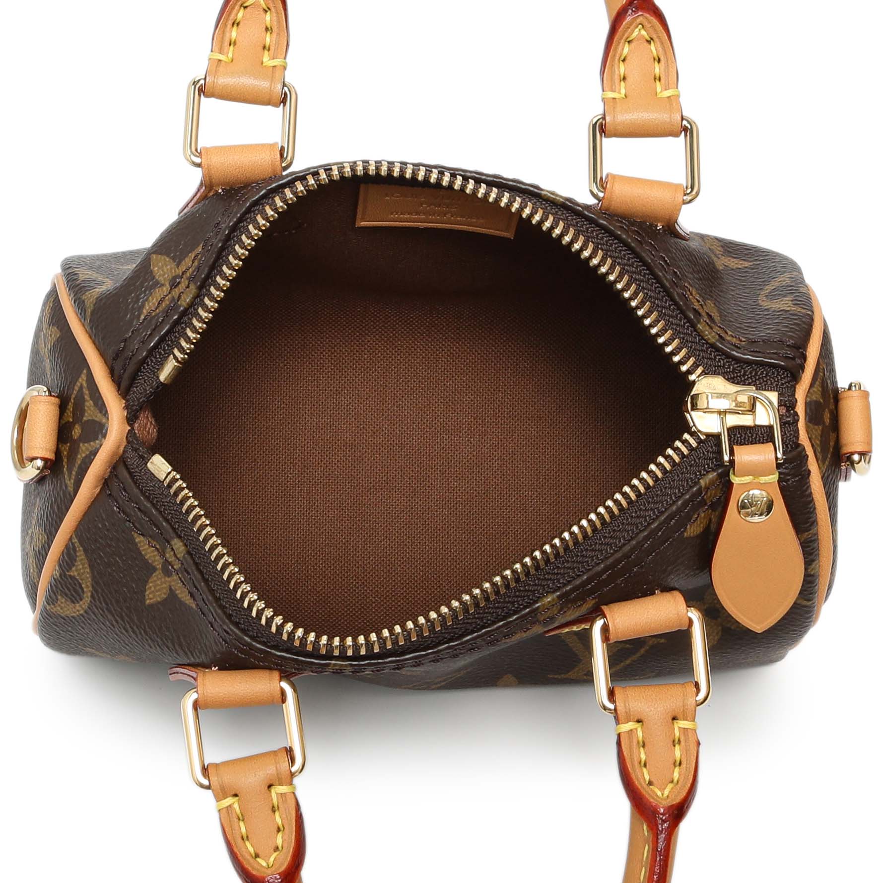 Exclusive Louis Vuitton Monogram Nano Speedy — Top View