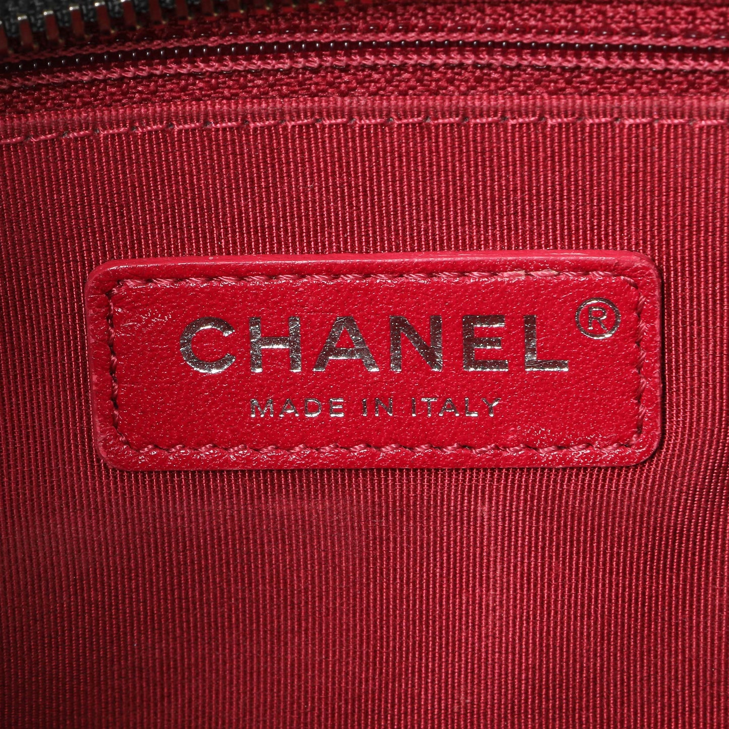 Exclusive Chanel Black Quilted Patent Goatskin Medium Gabrielle Hobo — Detail View