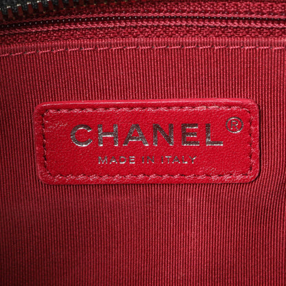 Exclusive Chanel Black Quilted Patent Goatskin Medium Gabrielle Hobo — Detail View