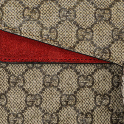 Exclusive Gucci Red GG Supreme Monogram Small Dionysus Shoulder Bag — Alternate View 10
