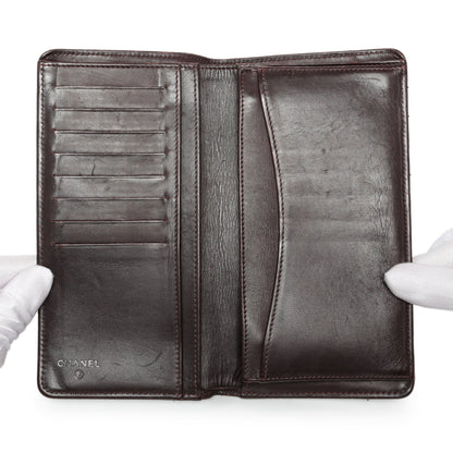 Exclusive Chanel Black Quilted Caviar Yen Wallet — Alternate View 13