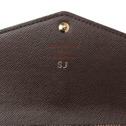 Exclusive Louis Vuitton Damier Ebene Sarah Wallet — Alternate View 11