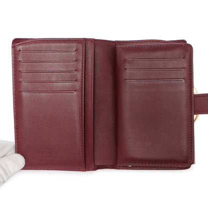 Exclusive Louis Vuitton Violet Vernis French Wallet — Top View