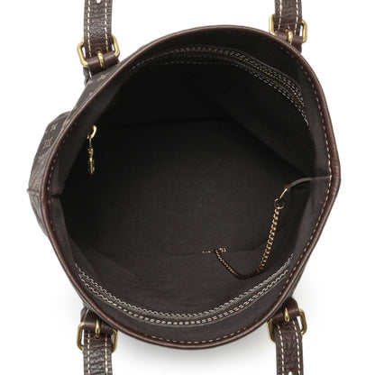 Exclusive Louis Vuitton Ebene Mini Lin Petit Bucket — Detail View