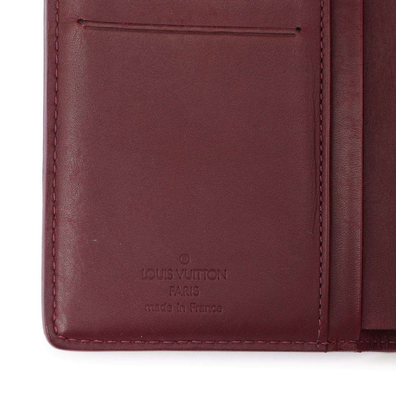 Exclusive Louis Vuitton Violet Vernis French Wallet — Lifestyle View