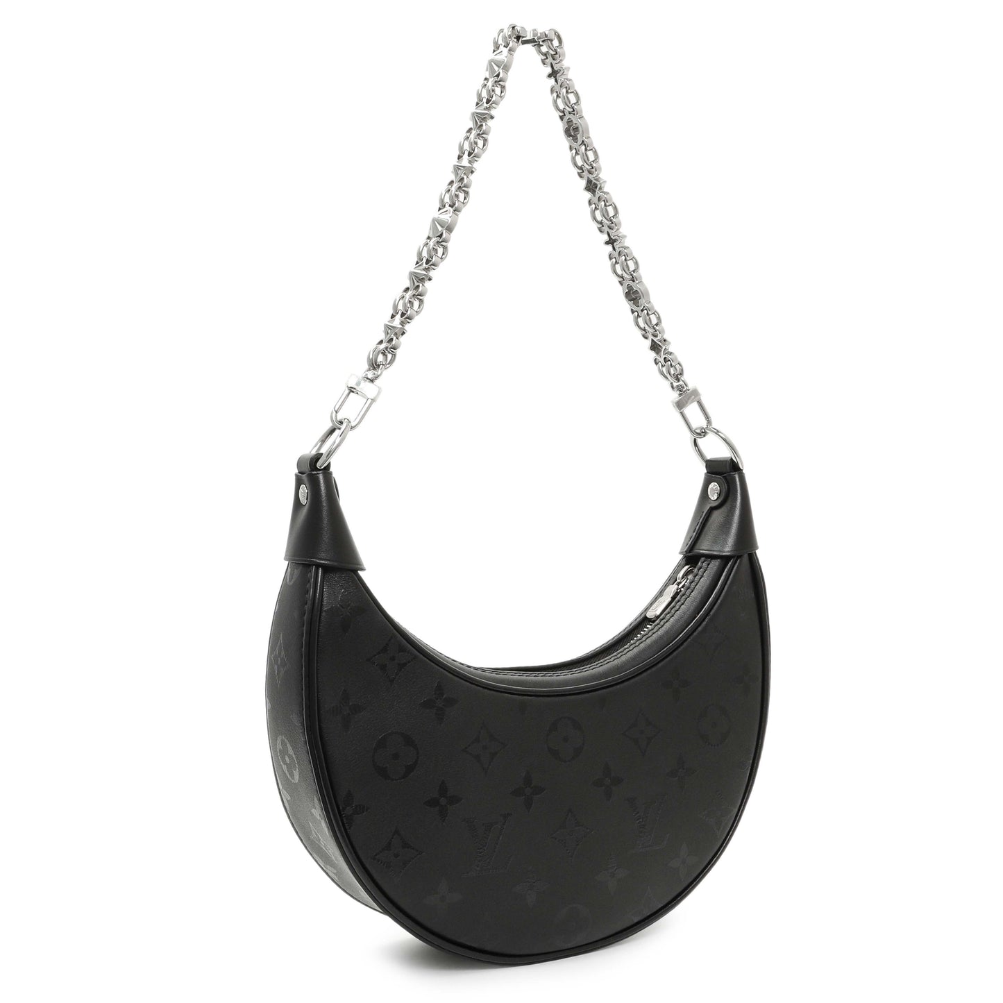 Exclusive Louis Vuitton Black Monogram Calfskin Loop H27 — Side View