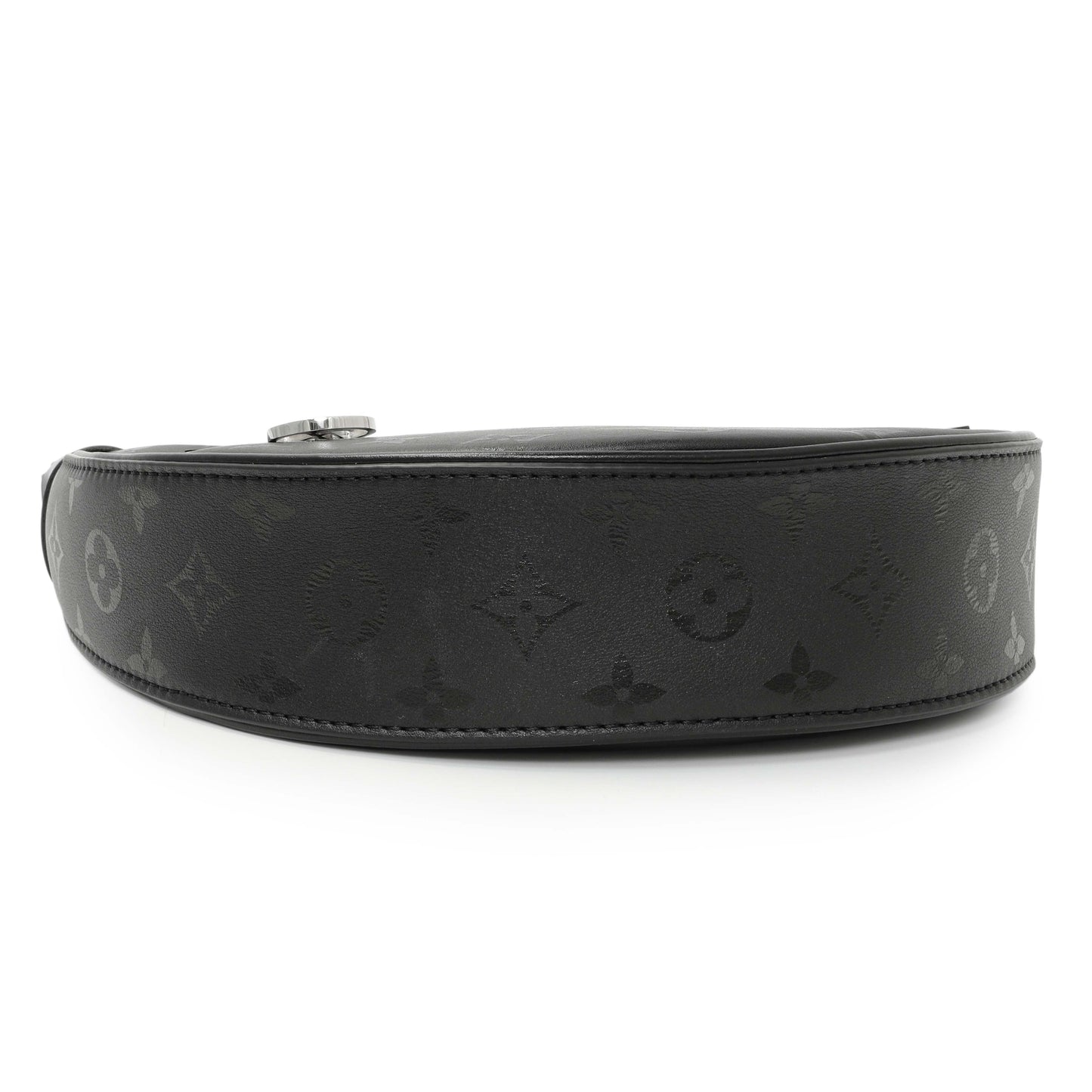 Exclusive Louis Vuitton Black Monogram Calfskin Loop H27 — Back View