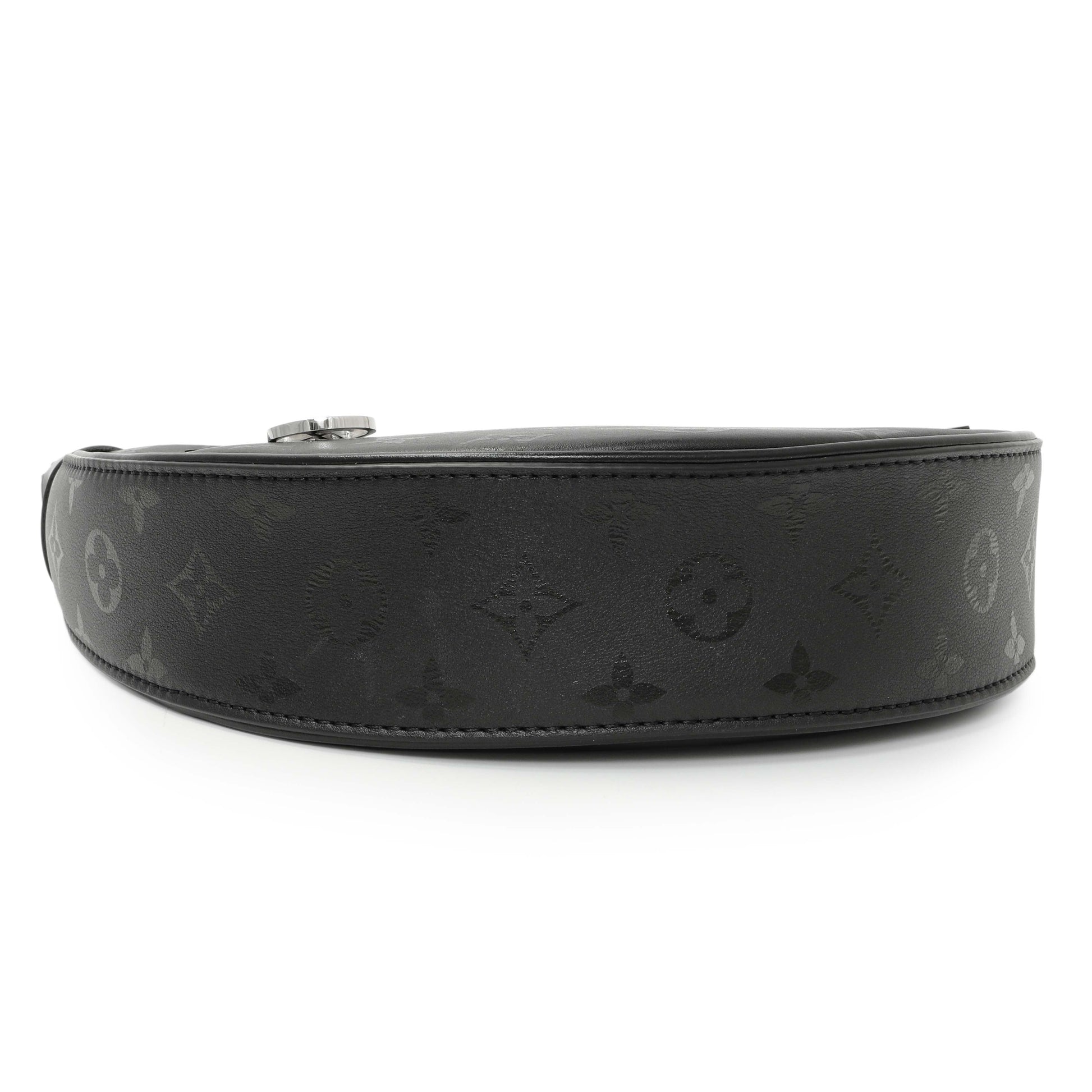 Exclusive Louis Vuitton Black Monogram Calfskin Loop H27 — Back View