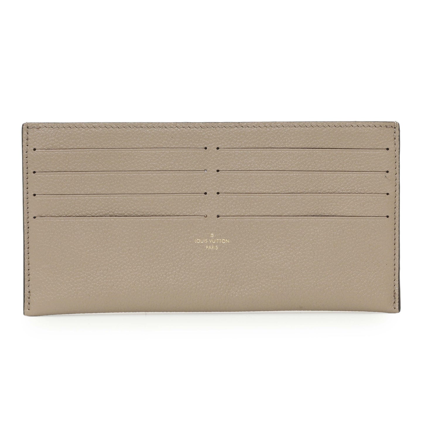 Exclusive Louis Vuitton Tourterelle Empreinte Pochette Felicie Chain Wallet — Detail View