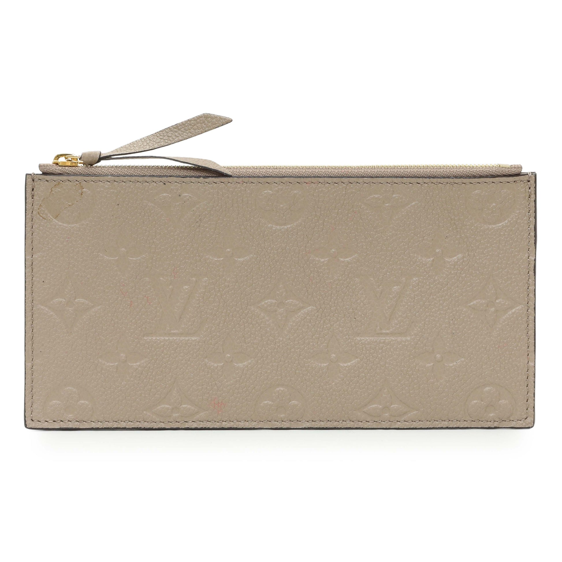Exclusive Louis Vuitton Tourterelle Empreinte Pochette Felicie Chain Wallet — Alternate View 7
