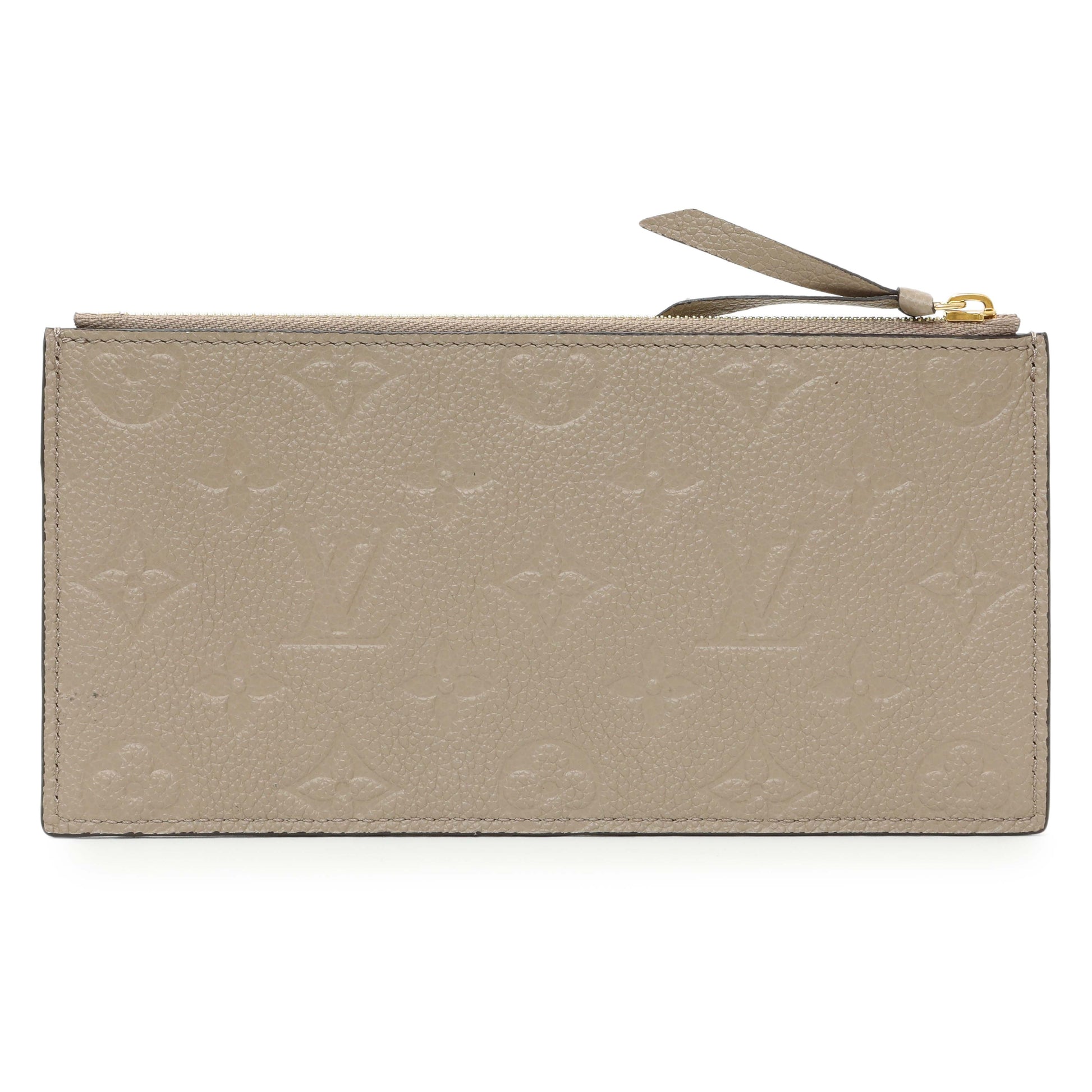 Exclusive Louis Vuitton Tourterelle Empreinte Pochette Felicie Chain Wallet — Alternate View 8