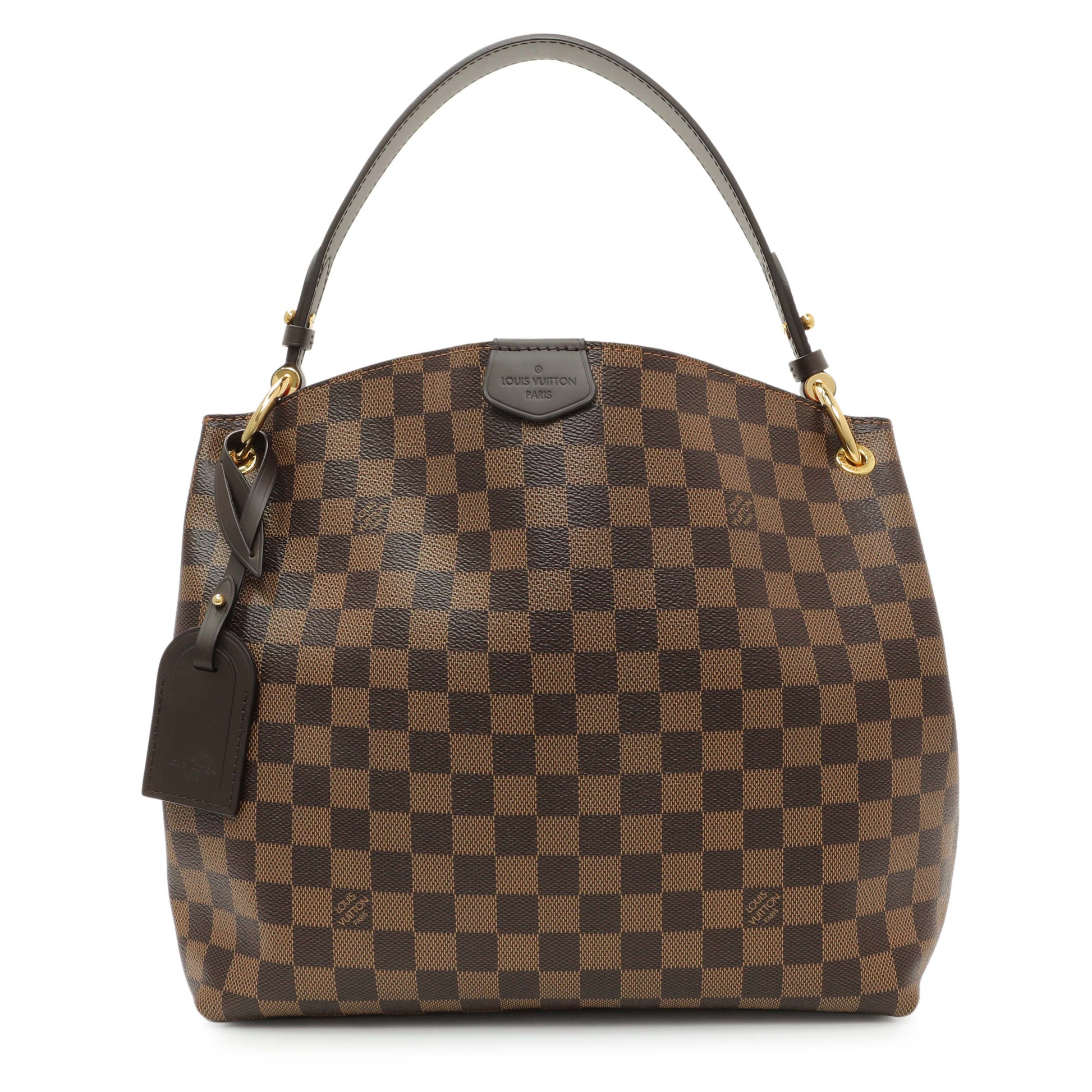 Exclusive Louis Vuitton Damier Ebene Graceful PM — Front View