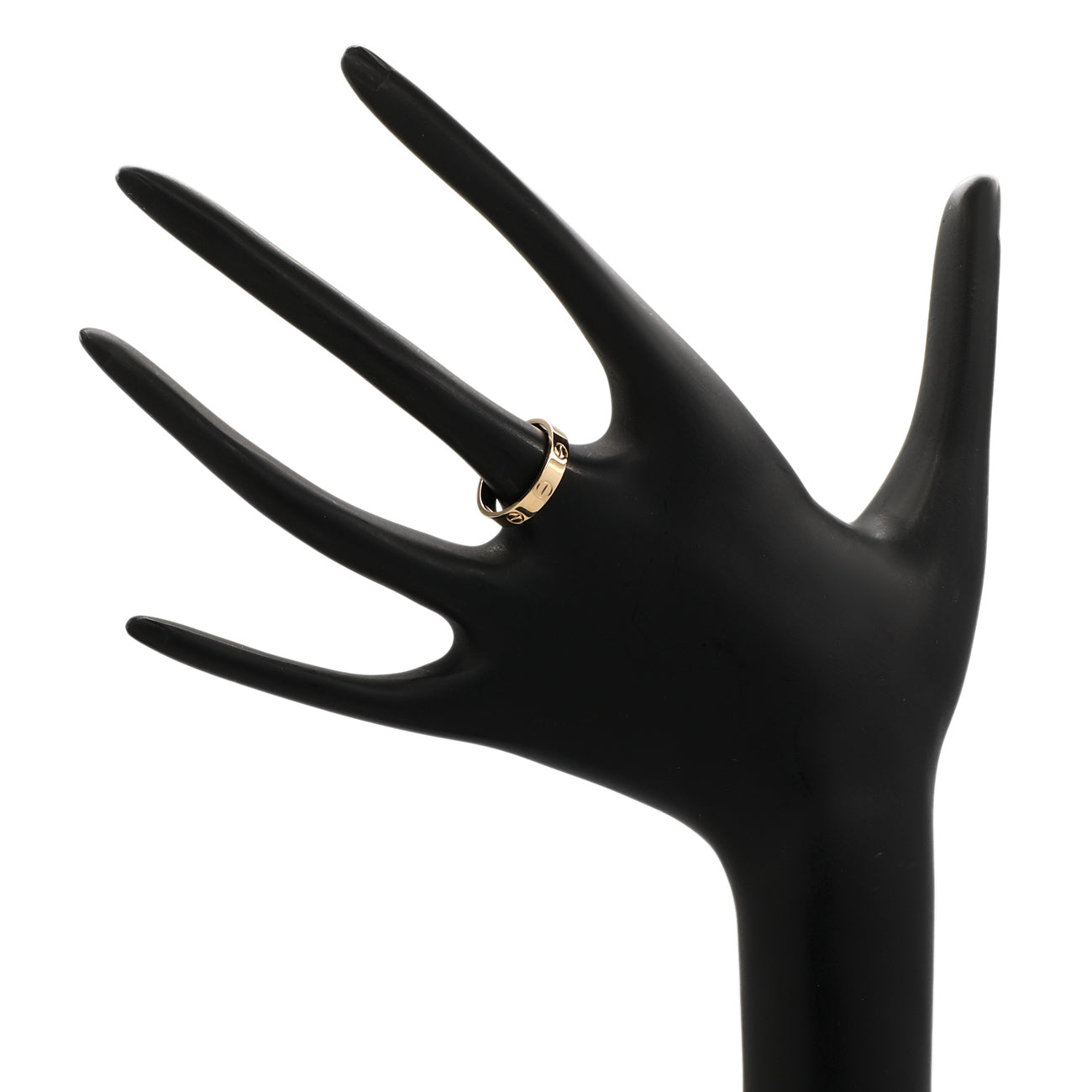 Exclusive Cartier 18K Yellow Gold Love Wedding Band — Back View