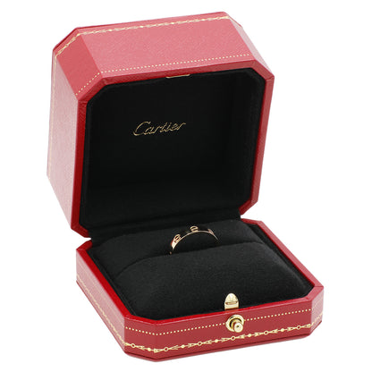 Exclusive Cartier 18K Yellow Gold Love Wedding Band — Top View