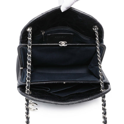 Exclusive Chanel Glazed Calfskin Quilted Large Mademoiselle Bowling Bag — Alternate View 8