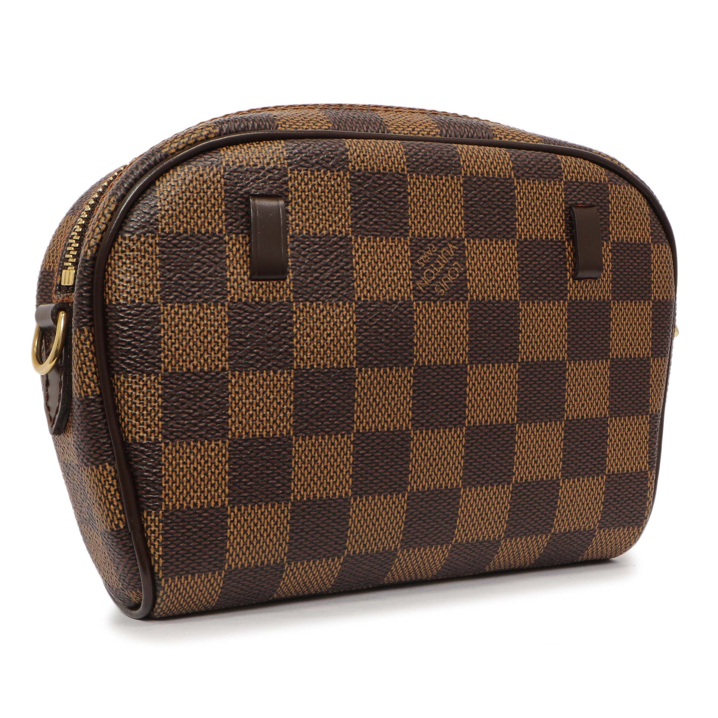 Exclusive Louis Vuitton Damier Ebene Pochette Ipanema — Side View