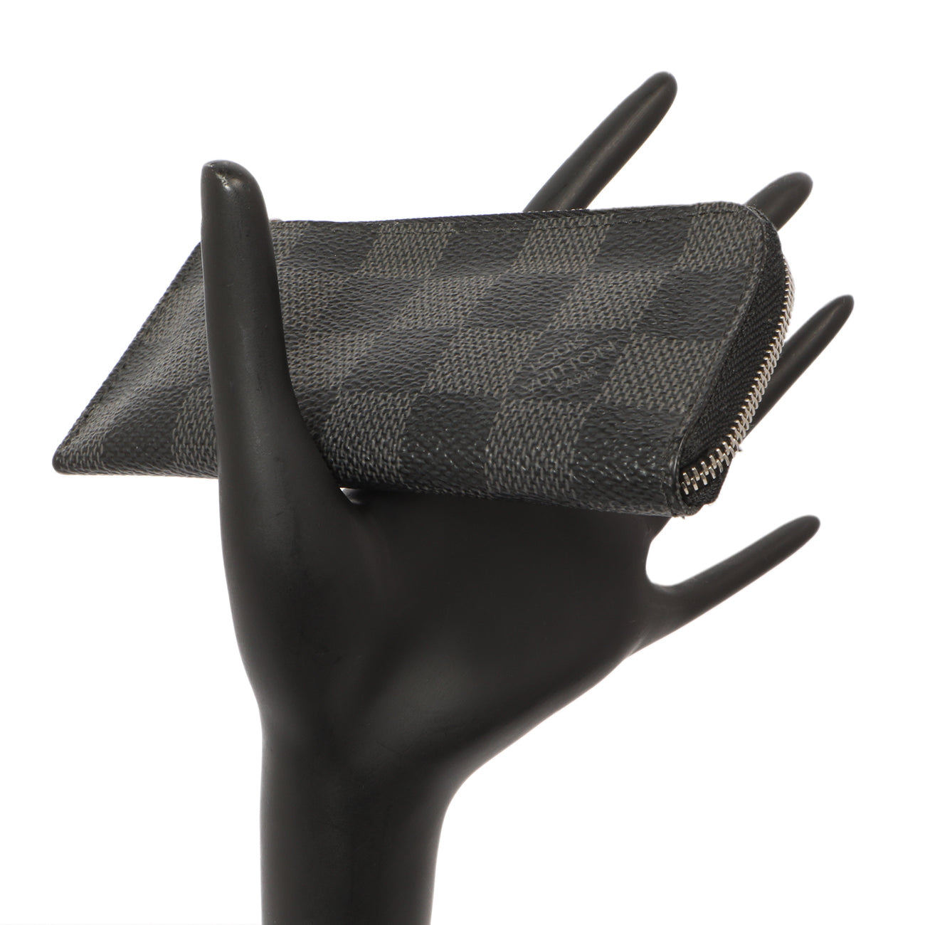 Exclusive Louis Vuitton Damier Graphite 4 Key Holder — Lifestyle View