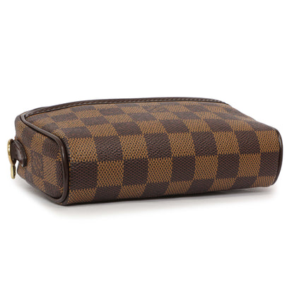 Exclusive Louis Vuitton Damier Ebene Pochette Ipanema — Back View