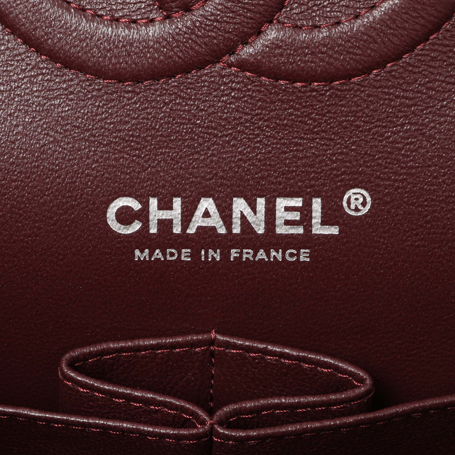 Exclusive Chanel Black Quilted Caviar Medium Classic Double Flap — Detail View