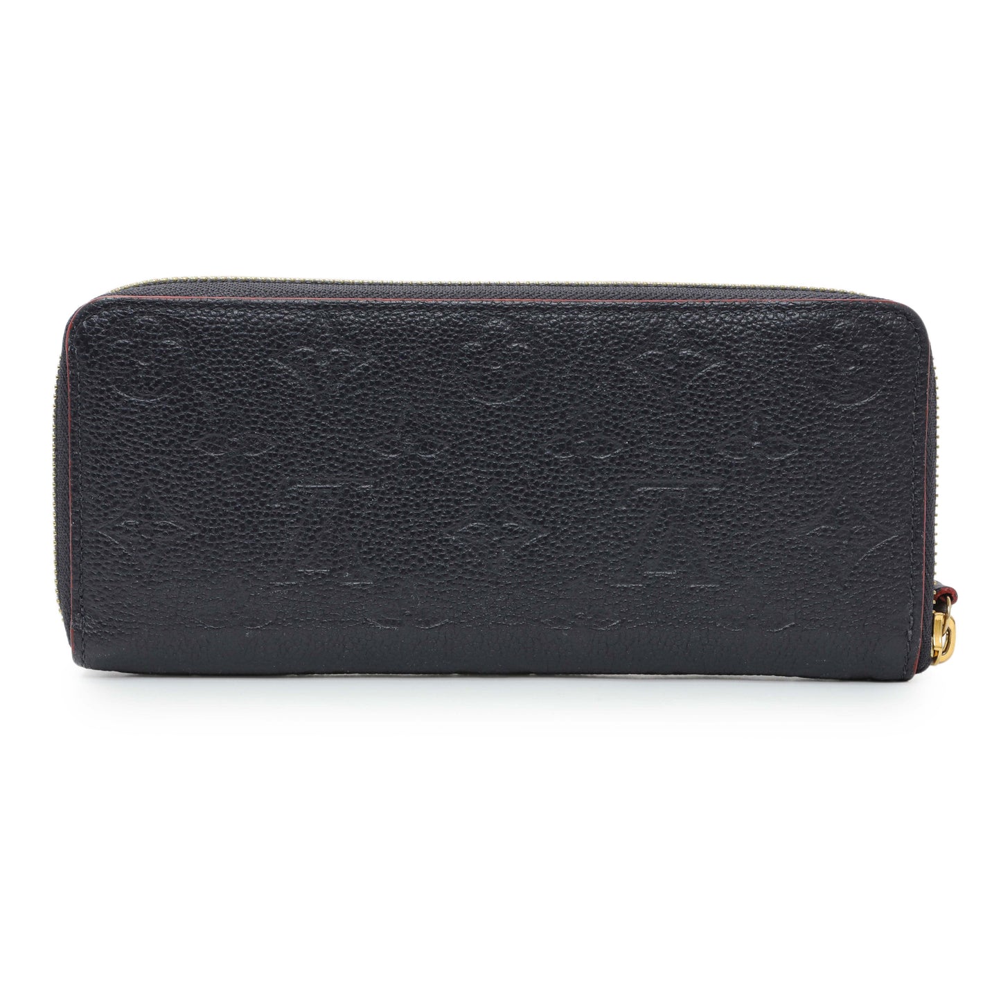 Exclusive Louis Vuitton Marine Rouge Empreinte Clemence Wallet — Side View