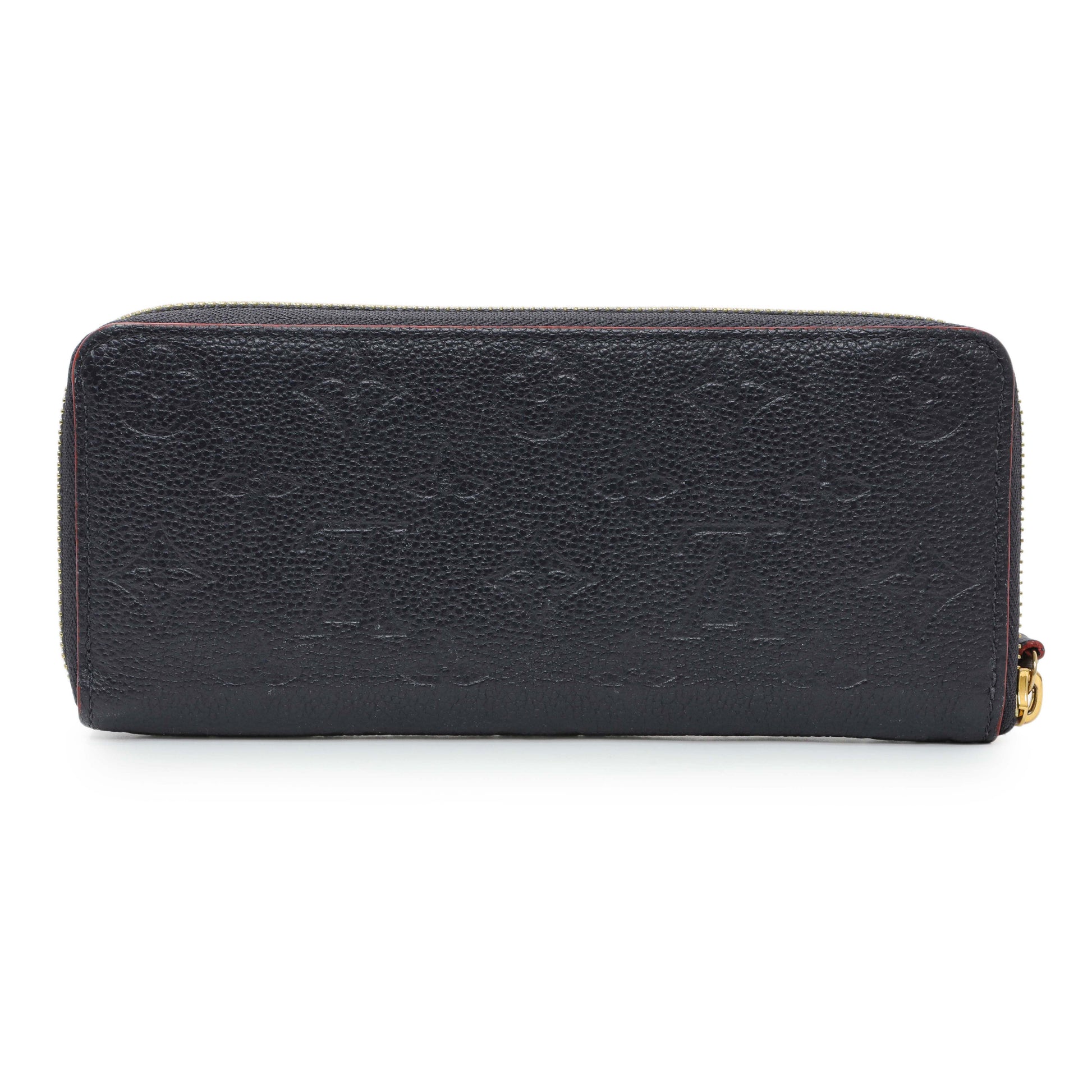Exclusive Louis Vuitton Marine Rouge Empreinte Clemence Wallet — Side View