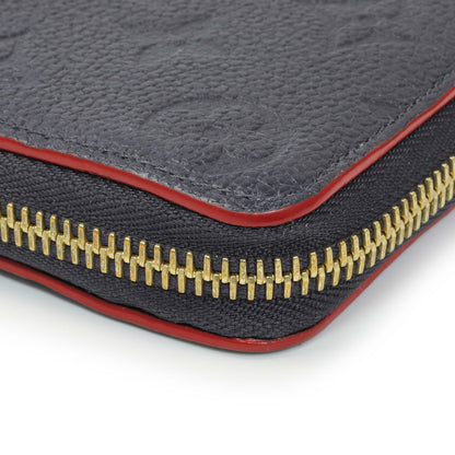 Exclusive Louis Vuitton Marine Rouge Empreinte Clemence Wallet — Detail View