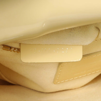 Exclusive Christian Dior Yellow Patent Cannage Mini Lady Dior — Alternate View 10