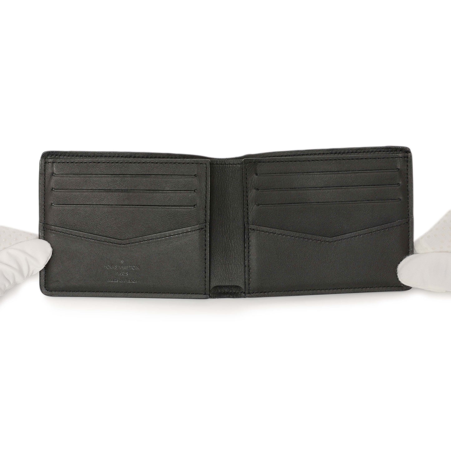 Exclusive Louis Vuitton Black Damier Infini Slender Wallet — Alternate View 12